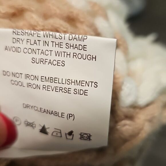 Ebby and I Chunky Colorblock Puff Sleeve Knit Sweater Size S/M - Picture 13 of 13